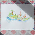 île flottante Raie Manta