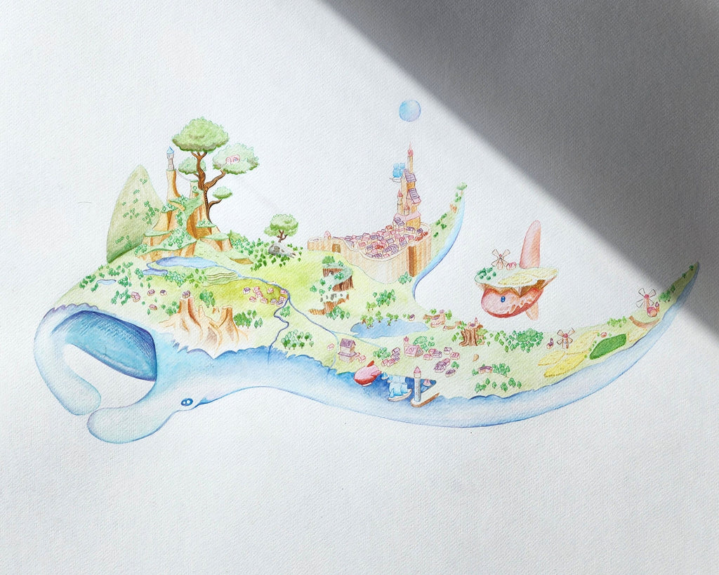 île flottante Raie Manta